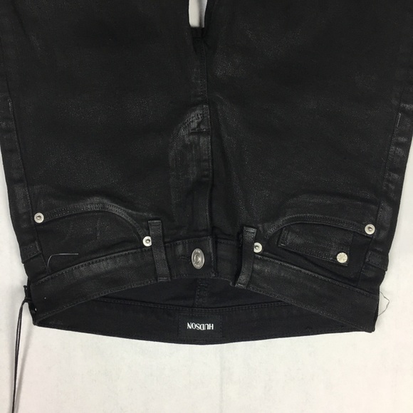 Hudson Nico Coated Denim Mid Rise Skinny Jean - Picture 4 of 8
